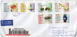 HONG KONG 2023: TOYS On REGISTERED Circulated Cover - Registered Shipping! - Briefe U. Dokumente