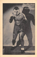 BOXEUR- ROBERT VILLEMAIN CHAMPION DE FRANCE ET D'EUROPE POIDS WELTER - Boksen