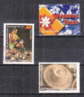 2002 POLYNESIE FRANCAISE - Lot De 3  Timbres - Other & Unclassified