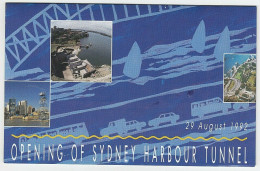 AUSTRALIA 1992 Sydney Harbour Tunnel Ad On Glossy Photo Paper 11 X 17 Cm - Autres & Non Classés