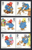 Great Britain GB UK 2023  PADDINGTON BEAR, HONEY, ICE CREAM, CRAB, CARPENTER , MNH Set (**) - Sin Clasificación