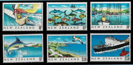 New Zealand 1989 Heritage - The Sea Set Of 6 MNH - Unused Stamps