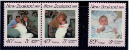 New Zealand 1989 Children's Health  Set Of 3 MNH - Unused Stamps