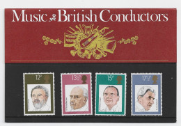 GREAT BRITAIN - MUSIC AND BRITISH CONDUCTORS - PRESENTATION PACK - Presentation Packs