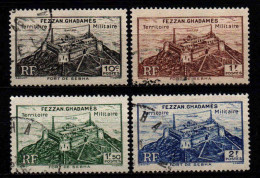 Fezzan  - 1946 -  Fort De Sebha -   N° 28/30/31/32  - Oblit - Used - Oblitérés