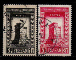 Fezzan  - 1949 -  Djerma -   N° 43/44  - Oblit - Used - Gebruikt