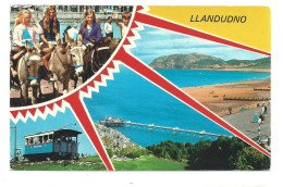 Conwy Wales  Postcard Llandudno Vintage Multiview Early 80s Posted - Gwynedd