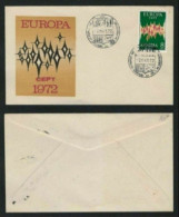 ● 1972  ANDORRA  ֍ EUROPA CEPT ֍ N. 64A FDC ● Serie Completa ● Cat. 160 € ● Lotto N. XX ● - Covers & Documents