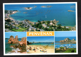 PENVENAN (22 C-D'A.) Multi Vues - Vue Générale, Rocher Du Voleur, Plage Et Port (Editions D'Art Jack) - Penvénan