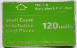 UK Oil Rigs 120 Units Shell Expo ( Thick Letters ) 204B - [ 2] Oil Drilling Rig