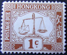 Hong Kong - 1924 - Mi:HK P1, Sn:HK J1, Yt:HK T1**MNH - Look Scan - Portomarken