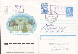 Russian Federation USSR CCCP Uprated & Registered Postal Stationery Ganzsache Entier 29.12.1993 Cover Brief - Stamped Stationery