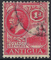 ANTIGUA 1926 KGV 1½d Carmine-Red SG68 Used - 1858-1960 Kolonie Van De Kroon