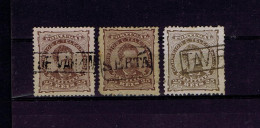 Gc7900 PORTUGAL Marcofilia Nominal-postmark On Stamps PÓVOA DE VARZIM +SERTÂ +TAVIRA  1878« Used »1880 - Postembleem & Poststempel