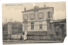 OSNY - 95 - LA MAIRIE , FEMME ET ENFANT - Osny