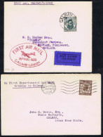 Ireland Airmail 1929 Experimental Galway To London Covers Flown Both Ways FIRST AIR MAIL 26TH AUG 1929 - Poste Aérienne