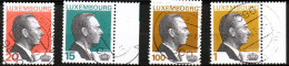 Luxembourg, Luxemburg, 1994,  YT 1284 - 1287, MI 1334 - 1337, GRAND - DUC JEAN, , GESTEMPELT, OBLITERE - Oblitérés