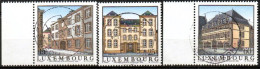 Luxembourg, Luxemburg, 1994,  YT 1300 - 1302, MI 1349 - 1351, HISTORISCHE KLOSTERREFUGIEN, GESTEMPELT, OBLITERE - Usados
