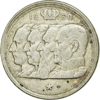 Monnaie, Belgique, 100 Francs, 100 Frank, 1950, TTB, Argent, KM:138.1 - 100 Franc