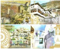 2018 GREECE HOUSES IN THE MEDITERRANEAN 4 Min. Sheets MNH - Sonstige & Ohne Zuordnung