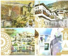 2018 GREECE HOUSES IN THE MEDITERRANEAN 4 Min. Sheets MNH - Autres & Non Classés