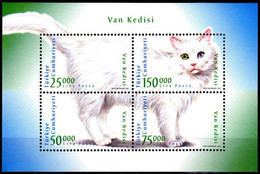 Turkey, Türkei - 1997 - Souvenir Sheet For The Cat Of Van - 1.Mini S/Sheet ** MNH - Ongebruikt