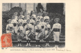 CPA 51 MONTMIRAIL / FETE DE GYMNASTIQUE DU 3 JUILLET 1910 - Montmirail