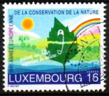 Luxembourg, Luxemburg, 1995,  Y&T 1323 , MI 1373, EUROPÄISCHES NATURSCHUTZJAHR, GESTEMPELT,  Oblitéré - Usados