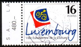 Luxembourg, Luxemburg, 1995,  Y&T 1317 , MI 1367, KULTURHAUPSTADT EUROPA, GESTEMPELT,  Oblitéré - Usados