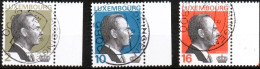 Luxembourg, Luxemburg, 1995,  Y&T 1307 - 1309 , MI 1357 -1359, GRAND - DUC JEAN, GESTEMPELT,  Oblitéré - Usados