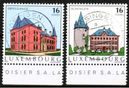 Luxembourg, Luxemburg, 1995,  Y&T 1325 - 1326 , MI 1375 - 1376, SEHENSWÜRDIGKEITEN,  GESTEMPELT,  Oblitéré - Oblitérés