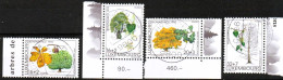 Luxembourg, Luxemburg, 1995,  Y&T 1330 - 1333, MI 1380 -1383 WOHLFAHRT BLUMEN, GESTEMPELT,  Oblitéré - Oblitérés