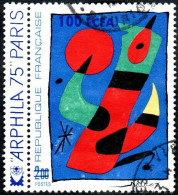 Réunion Obl. N° 425 - Arphila 75 - Oeuvre De Miro - Oblitérés