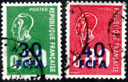 Réunion Obl. N° 429 Et 430 - Marianne De Béquet CFA - Oblitérés
