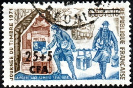 Réunion Obl. N° 394 - Journée Du Timbre 1971 - La Poste Aux Armées - Used Stamps