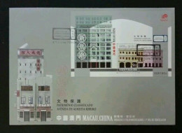 Macau Macao Heritage 2000 Building History Traditional (miniature FDC) - Brieven En Documenten