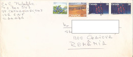 BLUEBERRY, AGRICULTURE, URANIUM RESOURCES, STAMPS ON COVER, 1994, CANADA - Briefe U. Dokumente