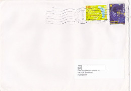 NATURE, GARDENING, ELECTRICITY, STAMPS ON COVER, 2021, LUXEMBOURG - Lettres & Documents