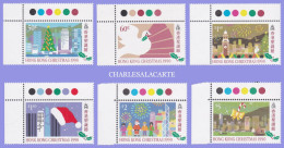 HONG KONG  1990  CHRISTMAS  S.G. 652-657 U.M. - Unused Stamps