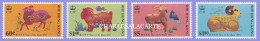 HONG KONG  1991  NEW YEAR OF THE RAM  S.G. 658-61 U.M. - Unused Stamps