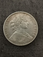 1 THALER ARGENT 1860 FRANCFORT FRANCOFURTIA ALLEMAGNE / GERMANY SILVER - Taler Et Doppeltaler