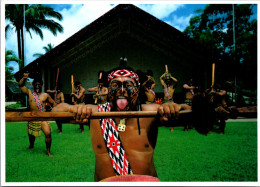 Hawaii Oahu Polynesian Cultural Center Tattooes Maori Warrior - Oahu