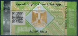 Egypt - Cigarettes Tobacco Tax Stamp - Used - Oblitérés