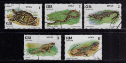 CUBA 1982 SCOTT 2518,2522 CANCELLED - Gebraucht