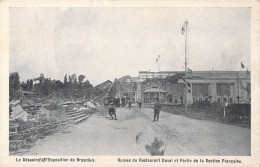 BELGIQUE - Bruxelles - Le Désastre à L'Exposition De Bruxelles - Ruines Du Restaurant Duval.. - Carte Postale Ancienne - Expositions Universelles