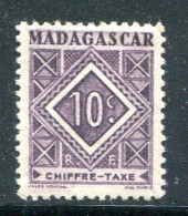 MADAGASCAR- Taxe Y&T N°31- Neuf Avec Charnière * - Timbres-taxe