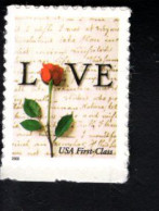 1853745837 2001 SCOTT 3496 (XX) POSTFRIS MINT NEVER HINGED - FLORA - FLOWERS - LOVE STAMP - RED ROSE - Altri & Non Classificati