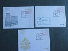 1985 ATM60 Relifil FDC Du Set (côte: 12,50€) Philatélie Religieuse) Du 13/05/1985 - Briefe U. Dokumente