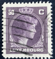 Luxembourg - Luxemburg - C18/33 - 1944 - (°)used - Michel 354 - Groothertogin Charlotte - 1944 Charlotte Right-hand Side