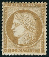 ** N°59 15c Bistre - TB - 1871-1875 Ceres